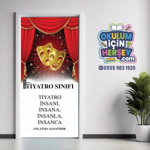 Tiyatro Sınıfı Kapı Giydirme 01