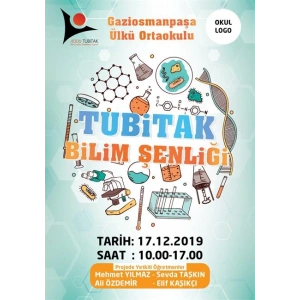 Tübitak Bilim Fuarı Afiş BFA 15