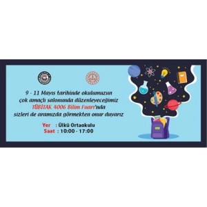 Tübitak Bilim Fuarı Davetiye BFDA 06