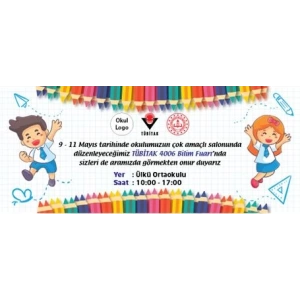 Tübitak Bilim Fuarı Davetiye BFDA 07