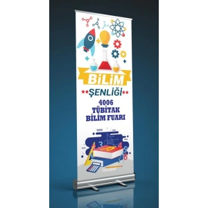 Tübitak Bilim Fuarı Roll Up BFR 14