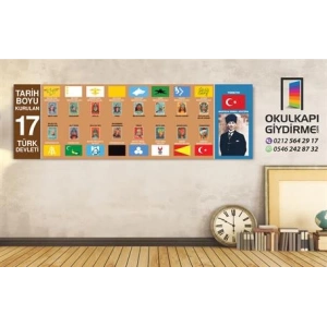 Türk Devletleri Duvar Giydirme 05