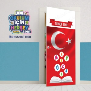 Türkçe Sınıfı Kapı Giydirme 01