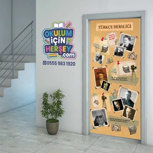 Türkçe Sınıfı Kapı Giydirme 08