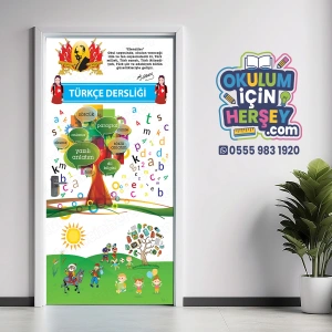 Türkçe Sınıfı Kapı Giydirme 10
