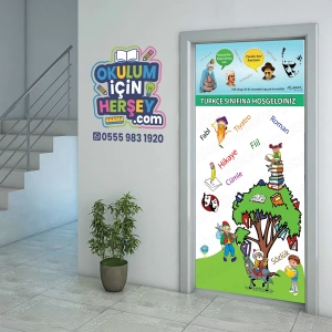 Türkçe Sınıfı Kapı Giydirme 12