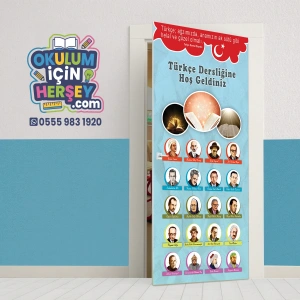 Türkçe Sınıfı Kapı Giydirme 13