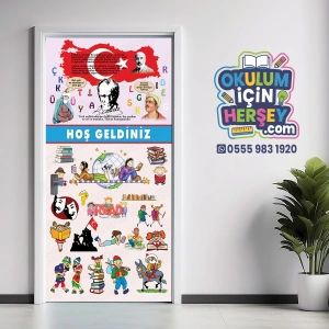 Türkçe Sınıfı Kapı Giydirme 15