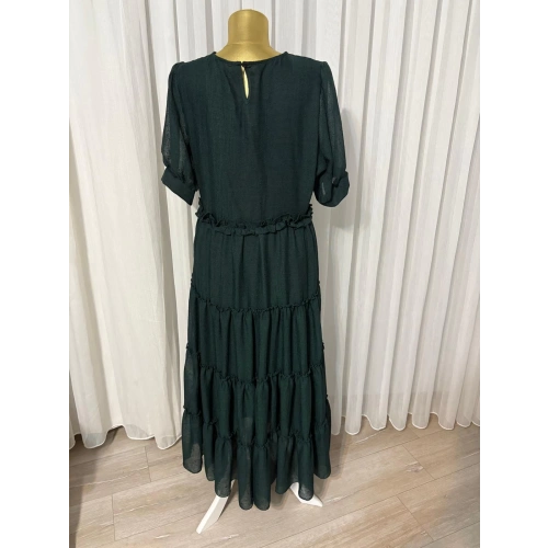 Su Yeşili Tül Elbise