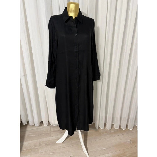 Siyah Gömlek Elbise