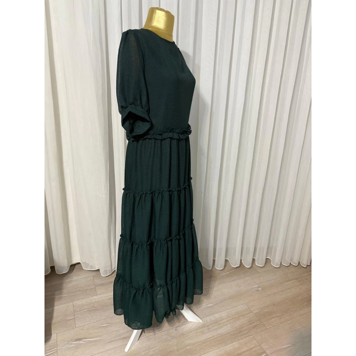 Su Yeşili Tül Elbise