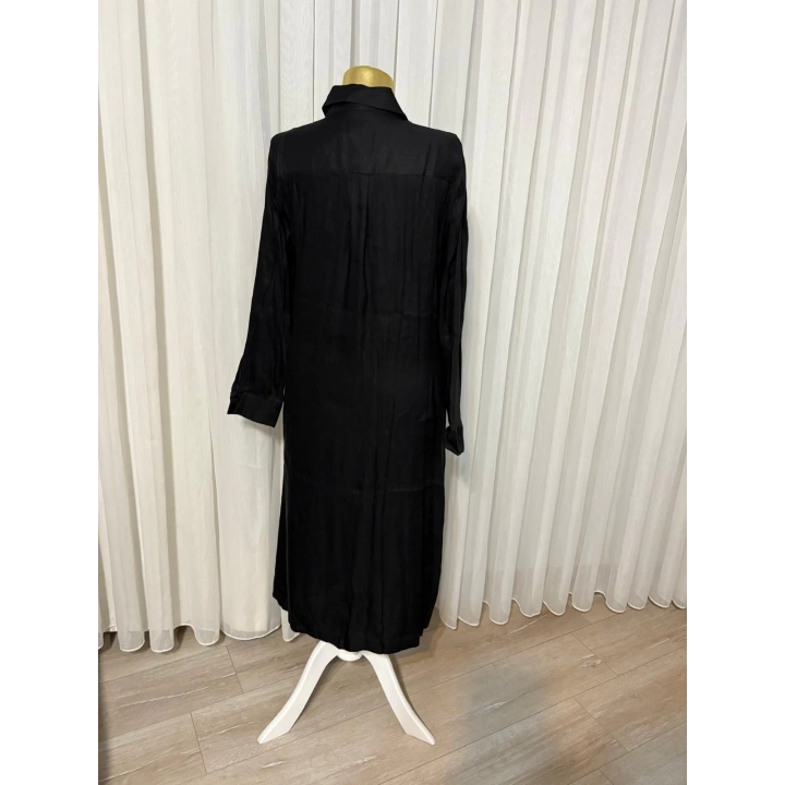 Siyah Gömlek Elbise
