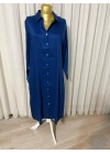 Mavi Gömlek Elbise
