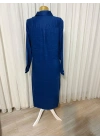 Mavi Gömlek Elbise