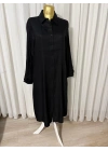 Siyah Gömlek Elbise