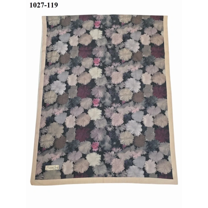 Belinda Scarf Bambu Kraş Pamuk Şal (Bej) 1027-119