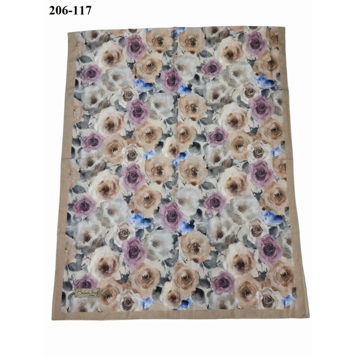 Belinda Scarf Bambu Kraş Pamuk Şal (Bej) 206-117