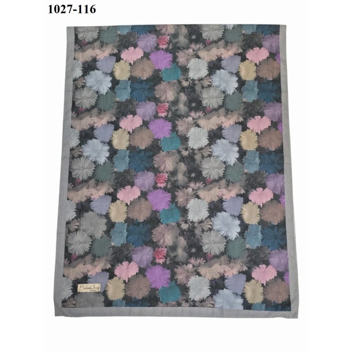 Belinda Scarf Bambu Kraş Pamuk Şal (Gri) 1027-116