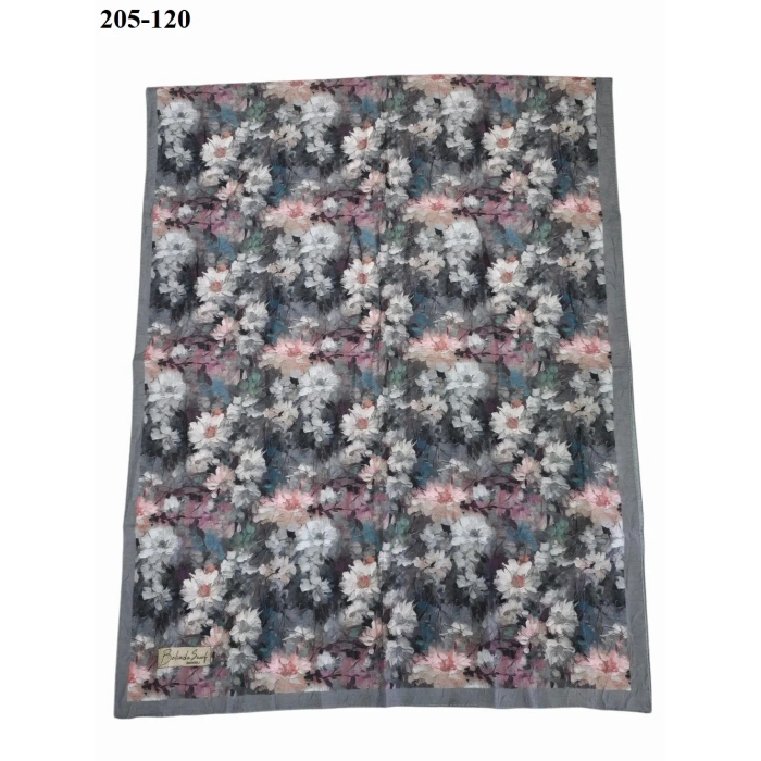 Belinda Scarf Bambu Kraş Pamuk Şal (Gri) 205-120