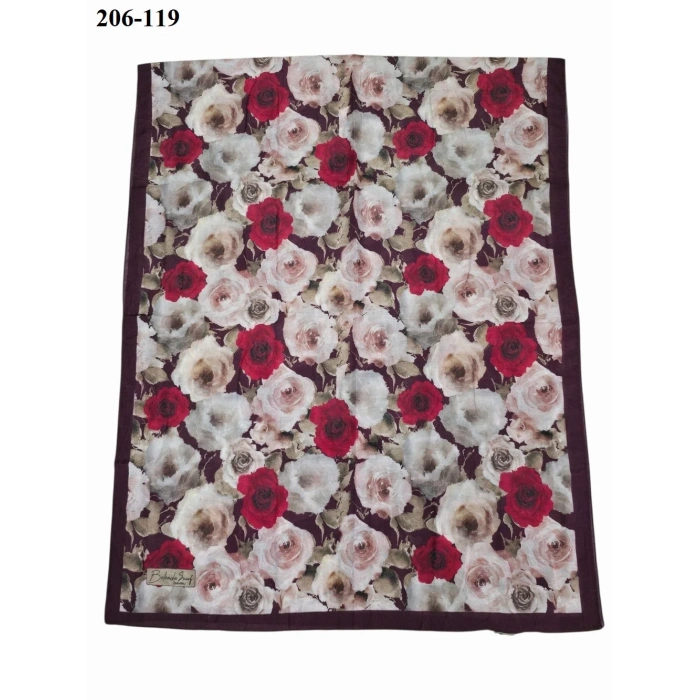 Belinda Scarf Bambu Kraş Pamuk Şal (Mürdüm) 206-119