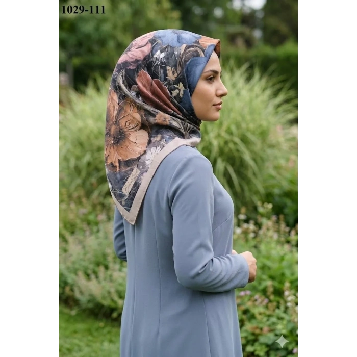 Belinda Scarf Bambu Pamuk Eşarp (Taş) 1029-111