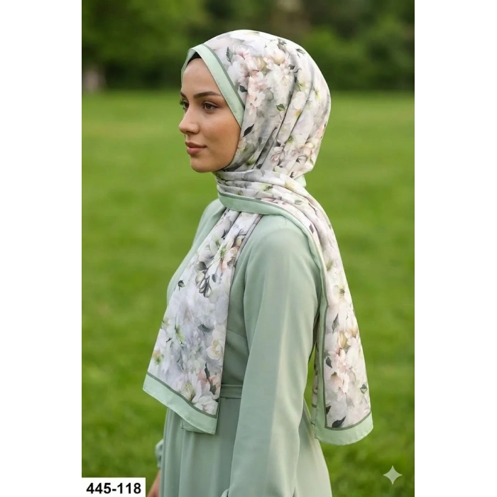 Buqle Dijital Desenli Soft Şal 445-118