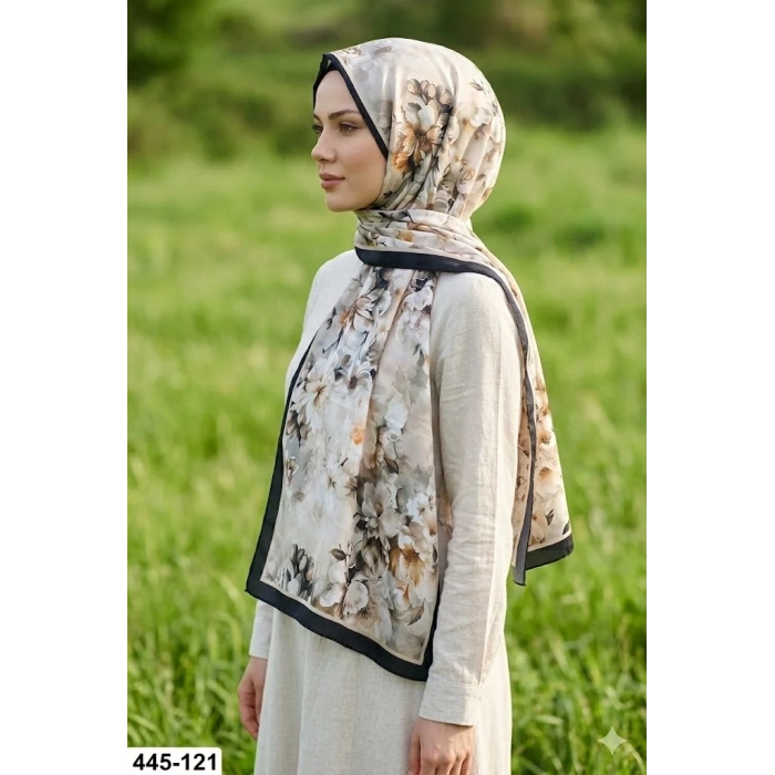 Buqle Dijital Desenli Soft Şal 445-121