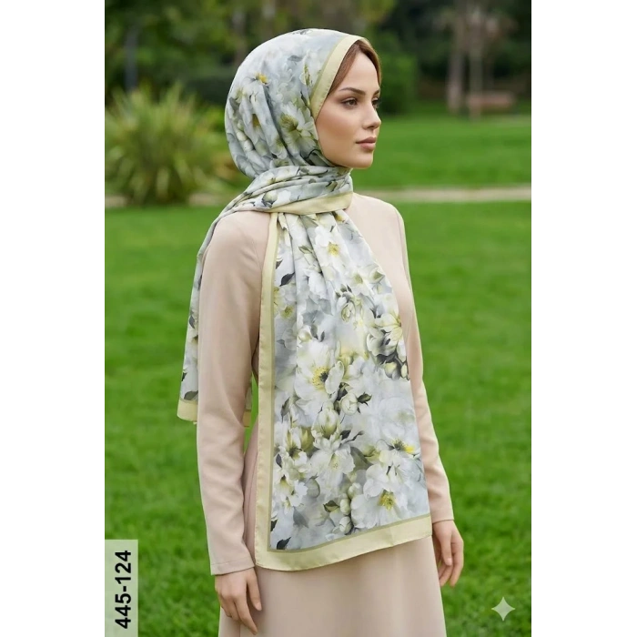 Buqle Dijital Desenli Soft Şal 445-124