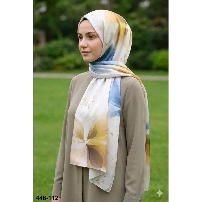 Buqle Dijital Desenli Soft Şal 446-112