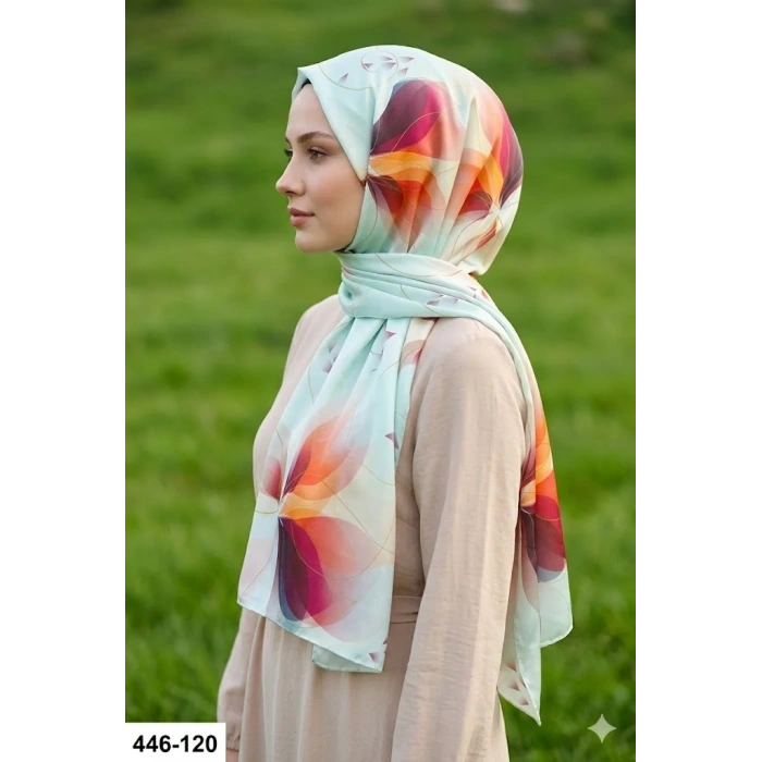 Buqle Dijital Desenli Soft Şal 446-120