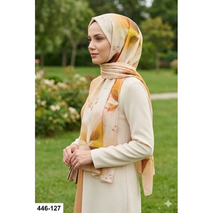 Buqle Dijital Desenli Soft Şal 446-127