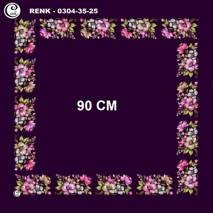 Cenk 90 CM İçi Boş Oyalık Yazma 035-25