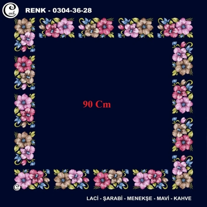Cenk 90 CM İçi Boş Oyalık Yazma 036-28
