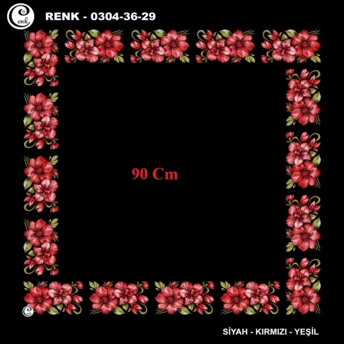 Cenk 90 CM İçi Boş Oyalık Yazma 036-29