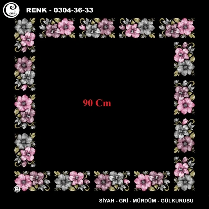 Cenk 90 CM İçi Boş Oyalık Yazma 036-33