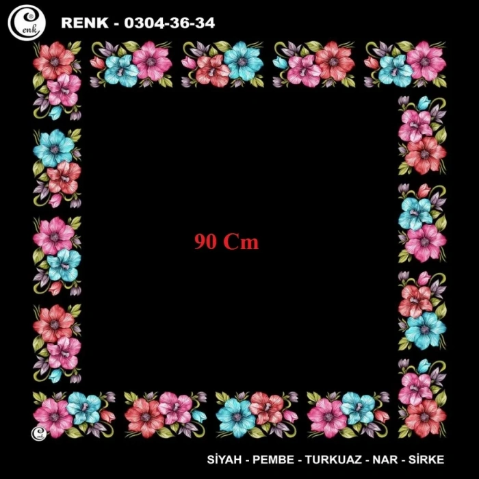Cenk 90 CM İçi Boş Oyalık Yazma 036-34