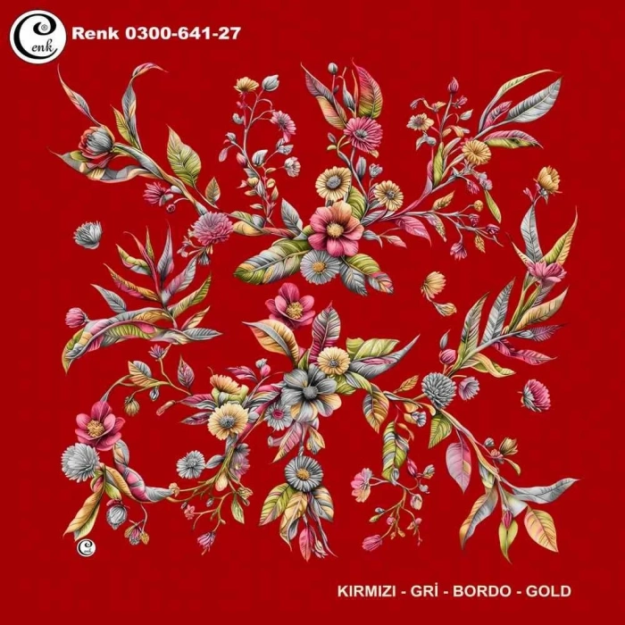 Cenk Desenli Oyalık Yazma 641-27