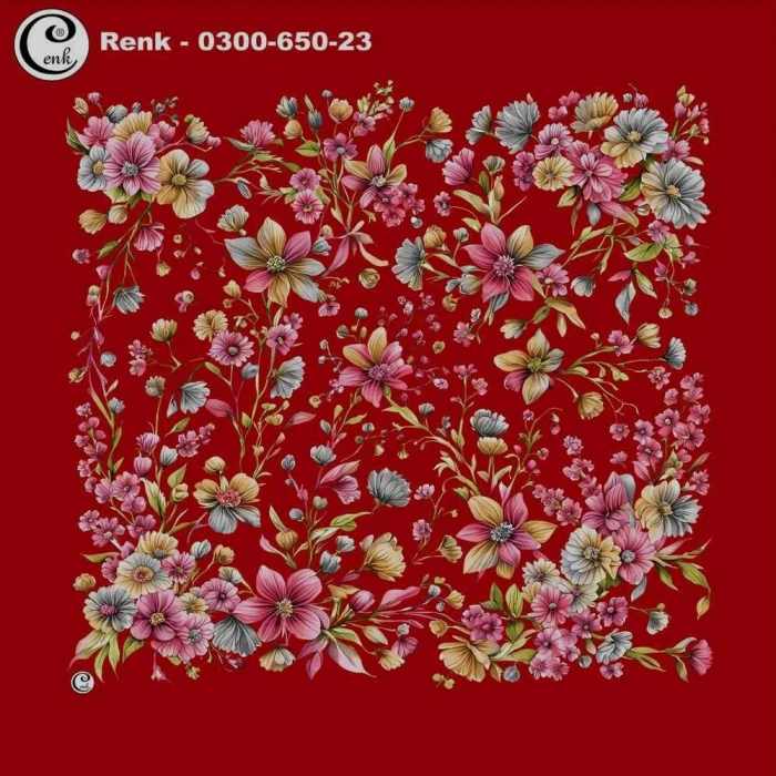 Cenk Desenli Oyalık Yazma 650-23