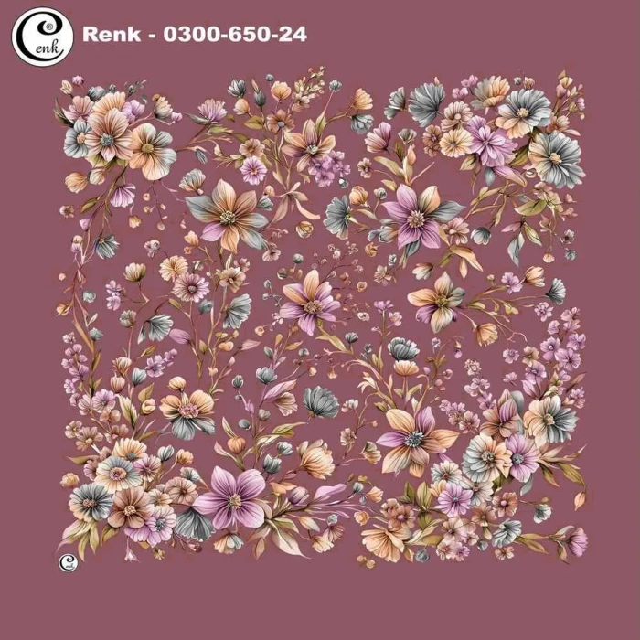 Cenk Desenli Oyalık Yazma 650-24