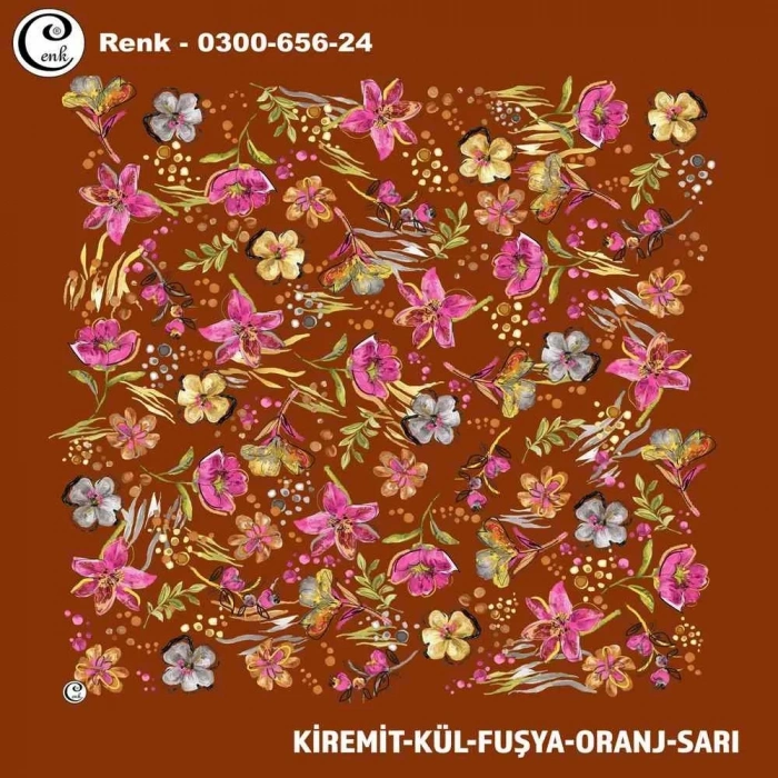 Cenk Desenli Oyalık Yazma 656-24