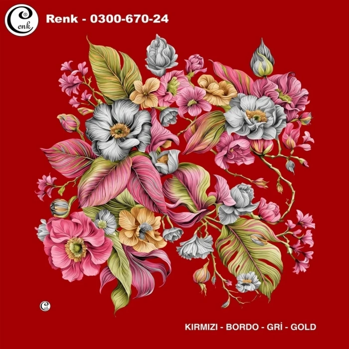 Cenk Desenli Oyalık Yazma 670-24