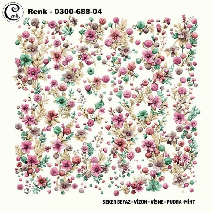 Cenk Desenli Oyalık Yazma 688-04
