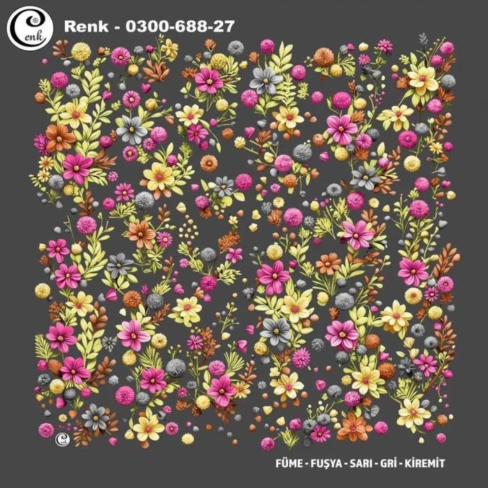 Cenk Desenli Oyalık Yazma 688-27