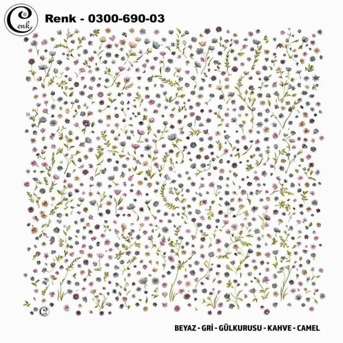 Cenk Desenli Oyalık Yazma 690-03
