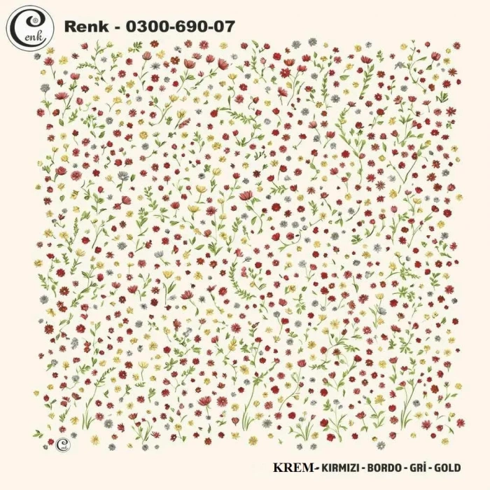 Cenk Desenli Oyalık Yazma 690-07