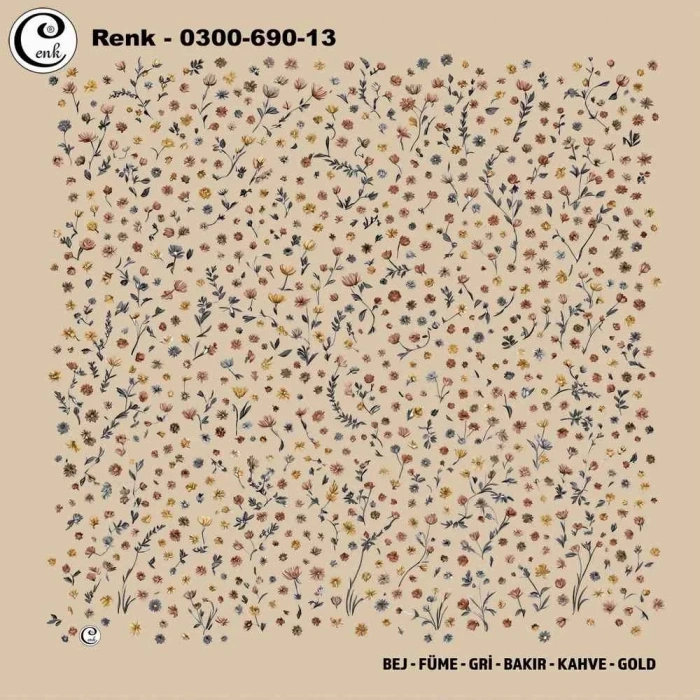 Cenk Desenli Oyalık Yazma 690-13