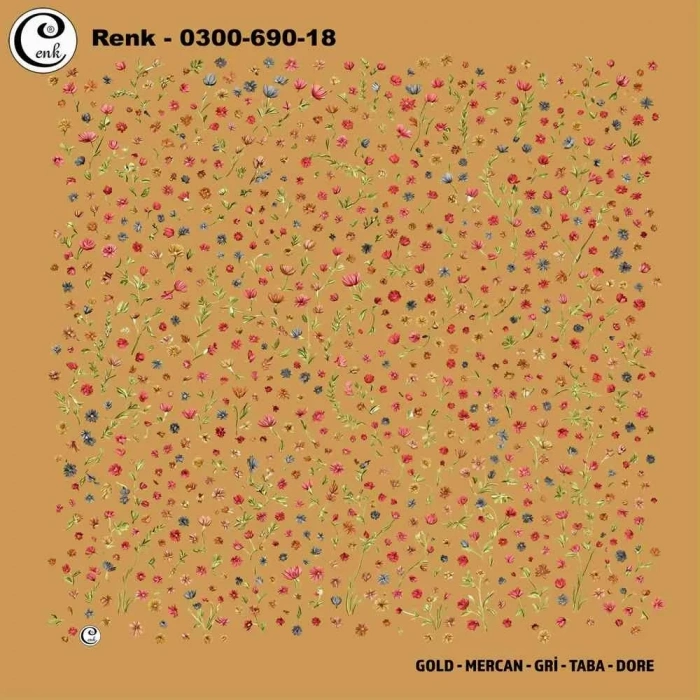 Cenk Desenli Oyalık Yazma 690-18