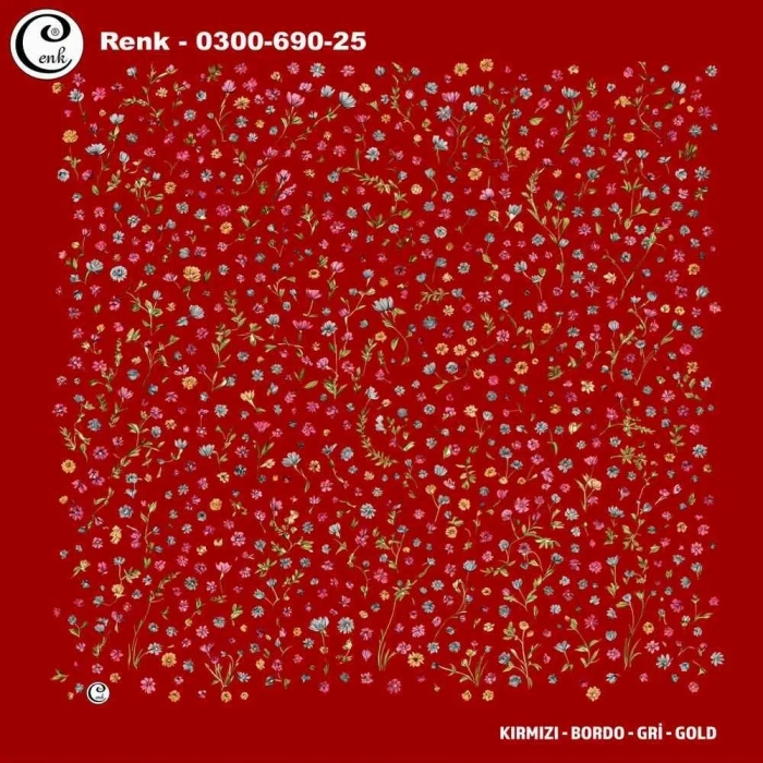 Cenk Desenli Oyalık Yazma 690-25