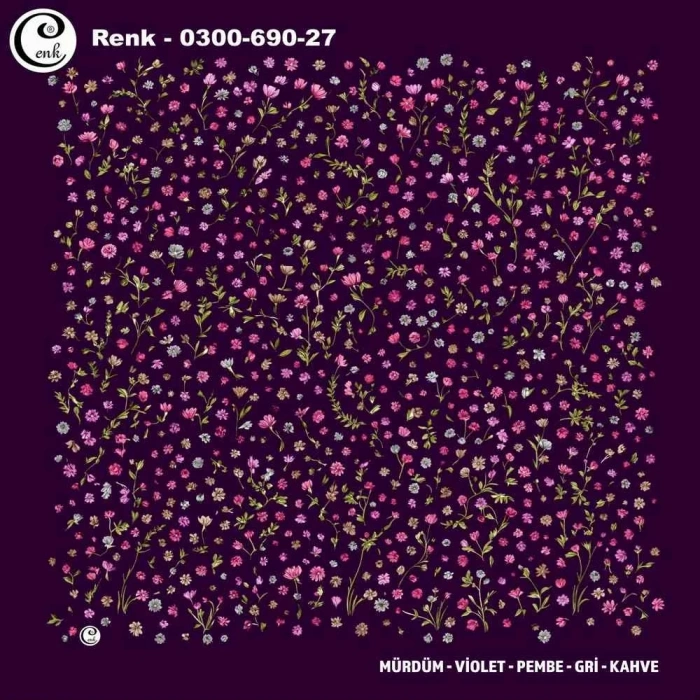 Cenk Desenli Oyalık Yazma 690-27