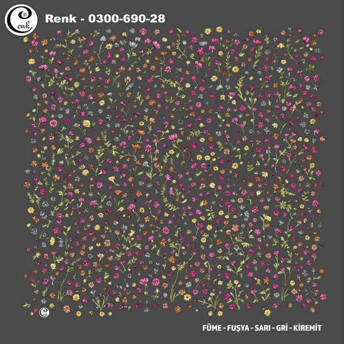 Cenk Desenli Oyalık Yazma 690-28